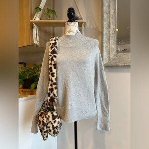 Banana Republic Gray Turtleneck Sweater
